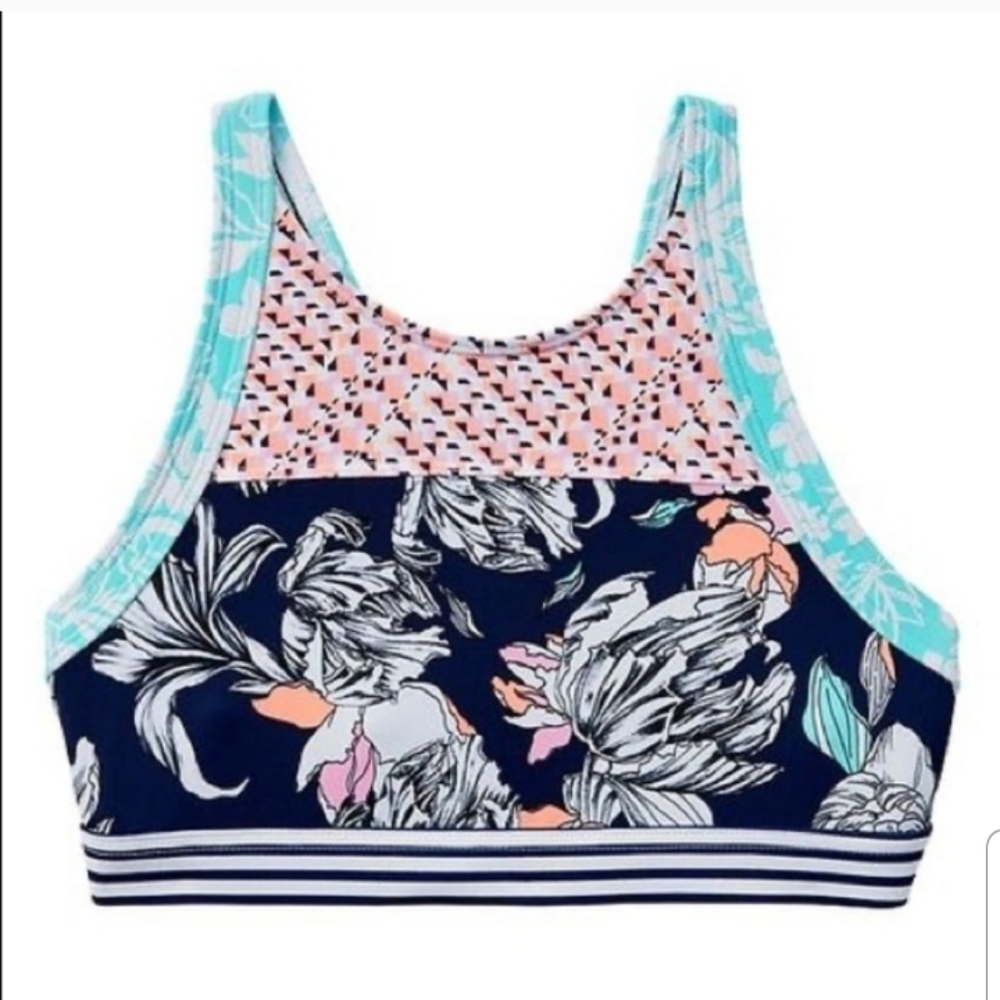 Athleta Girl Island Time Bikini Swim Top M 8-10